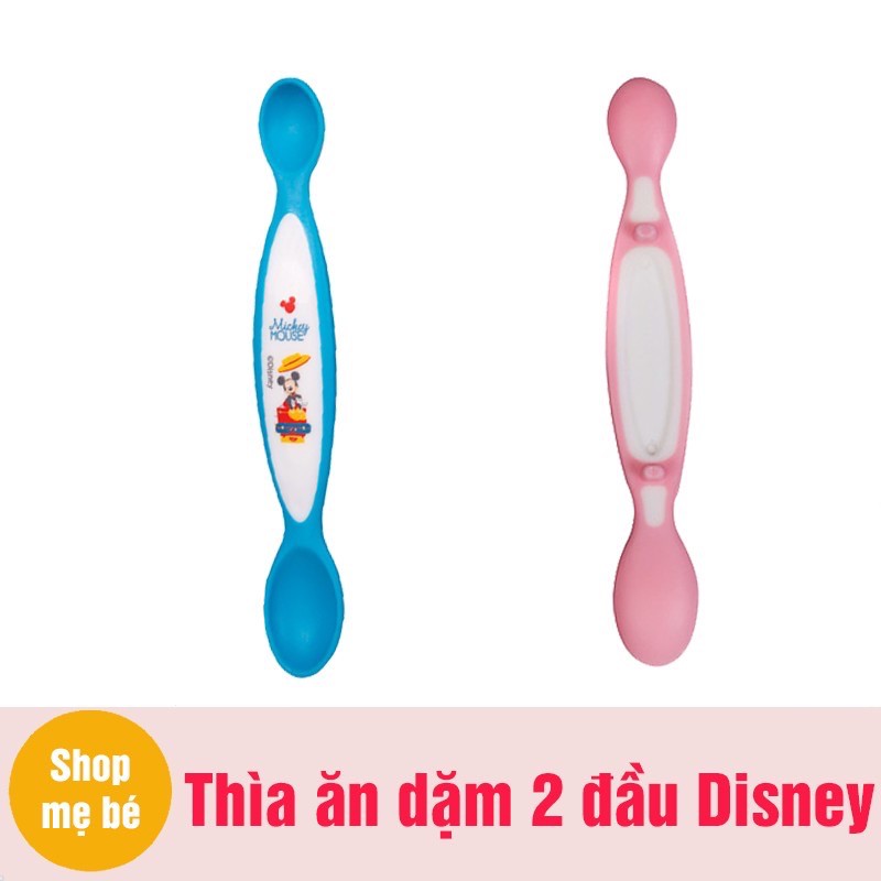 Thìa, muỗng 2 đầu ăn dặm, ăn bột cho bé Disneey Thái Lan