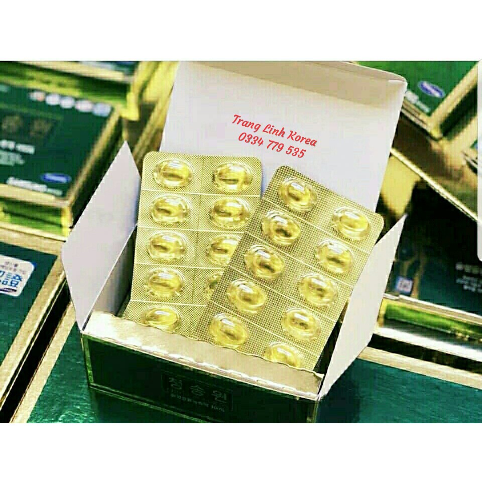  Tinh dầu thông đỏ hàn quốc Cheongsongwon cao cấp, hộp xanh 180 viên - tranglinhkorea | BigBuy360 - bigbuy360.vn