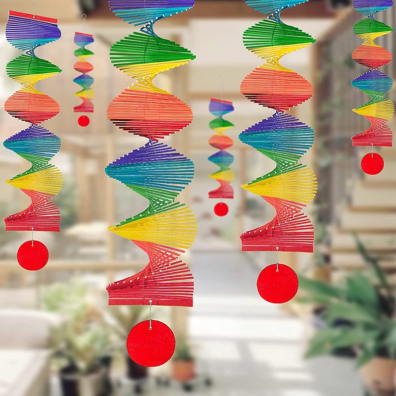 Con Quay Gió 3D Với Mặt Dây Gỗ Gấp Gọn Bền Bỉ Nhỏ Gọn Dành Cho Ngoài Trời