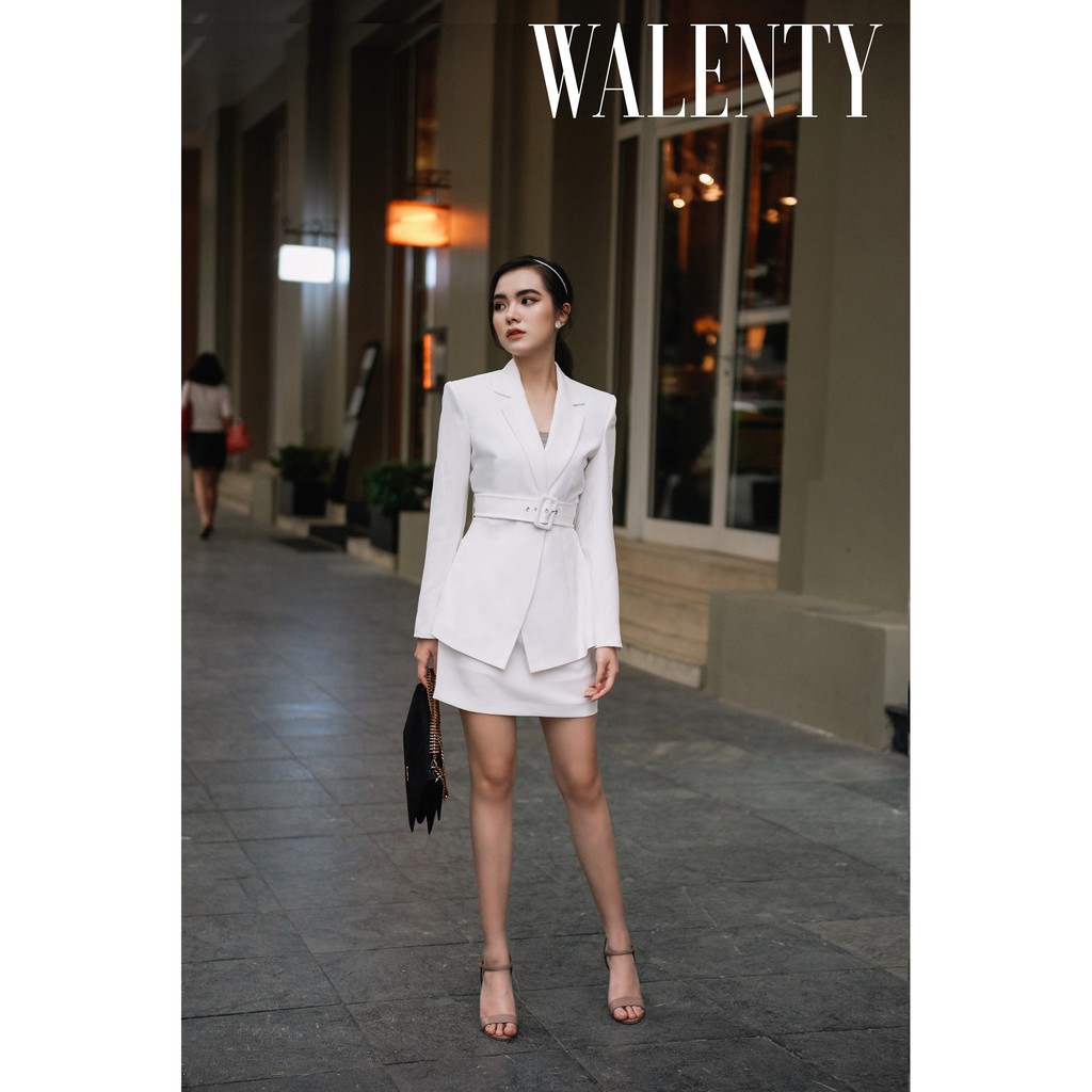 WALENTY - Slim fit Blazer with Belt