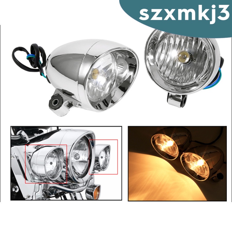 Đèn Pha Chống Sương Mù Phong Cách Retro 10W 12V Szxmkj3 Dành Cho Xe Mô Tô