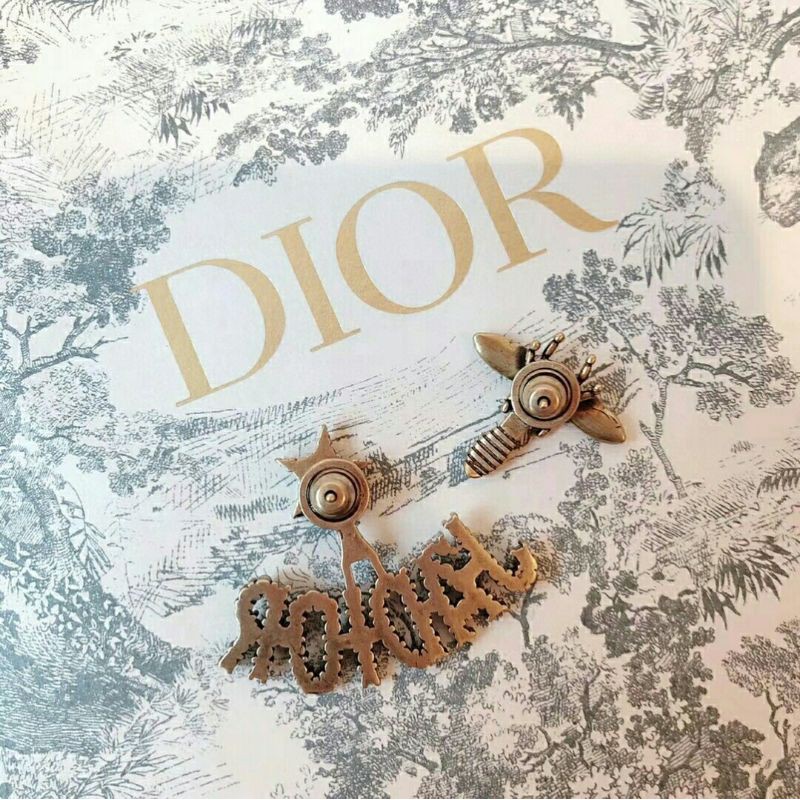 Bông Tai Dior Đính Đá Thời Trang 2021 Sang Trọng Cho Nữ