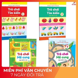 Trò chơi Mê cung và Trò chơi tìm kiếm - Rèn luyện trí thông minh - Phát triển tư duy cho trẻ từ 2-6 tuổi