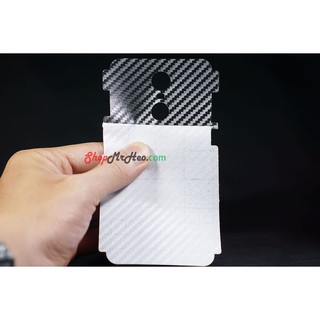 Bộ 3 skin dán mặt lưng vân 3d xiaomi redmi 5