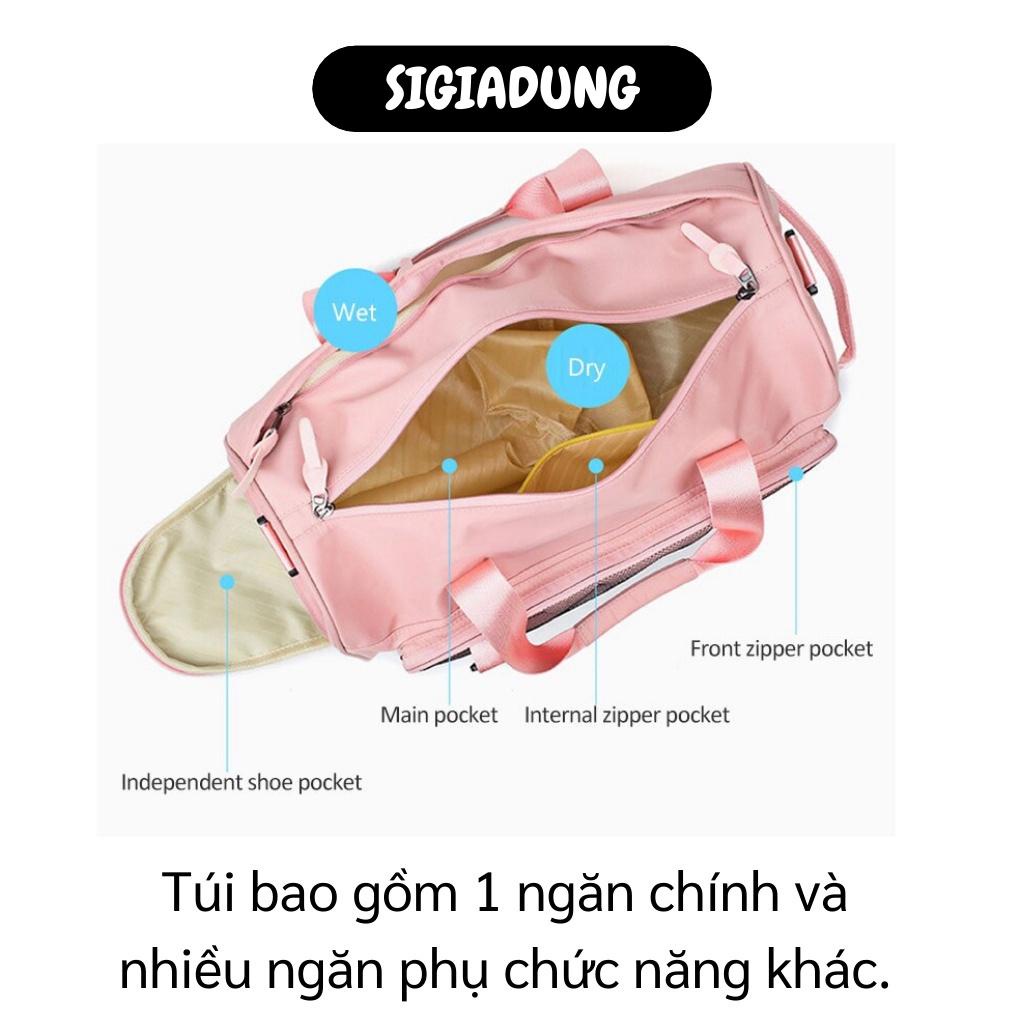 [SGD] Túi Du Lịch - Túi Xách Thể Thao, Du Lịch Cỡ Lớn Chống Thấm Có Ngăn Để Giày 7252