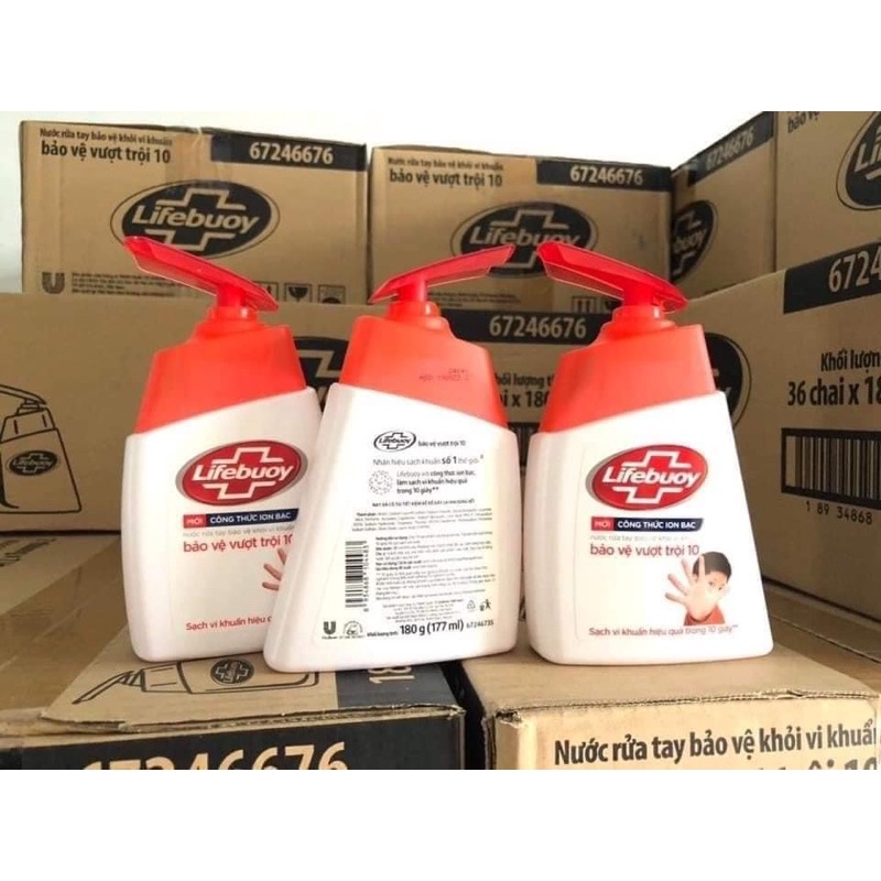 ♻♻♻NƯỚC RỬA TAY SẠCH KHUẨN LIFEBUOY 180Gr