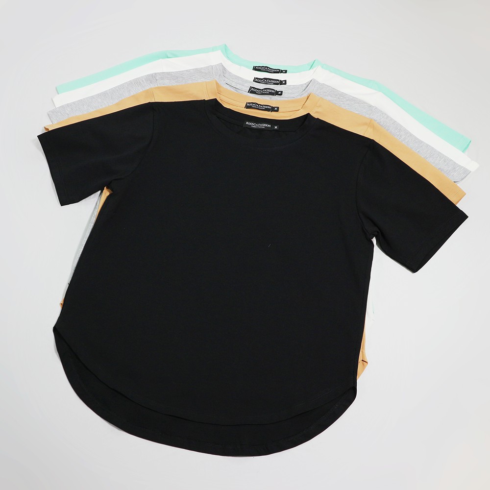 ÁO THUN NỮ COTTON TAY NGẮN, VẠT BẦU, DÁNG RỘNG ĐƠN GIẢN ĐẸP 2021