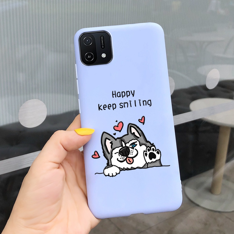 Ốp Điện Thoại Silicon Mềm Bo Viền Họa Tiết Phi Hành Gia Cho OPPO A16K CPH2349 A16 OPPO A16S A16 K S