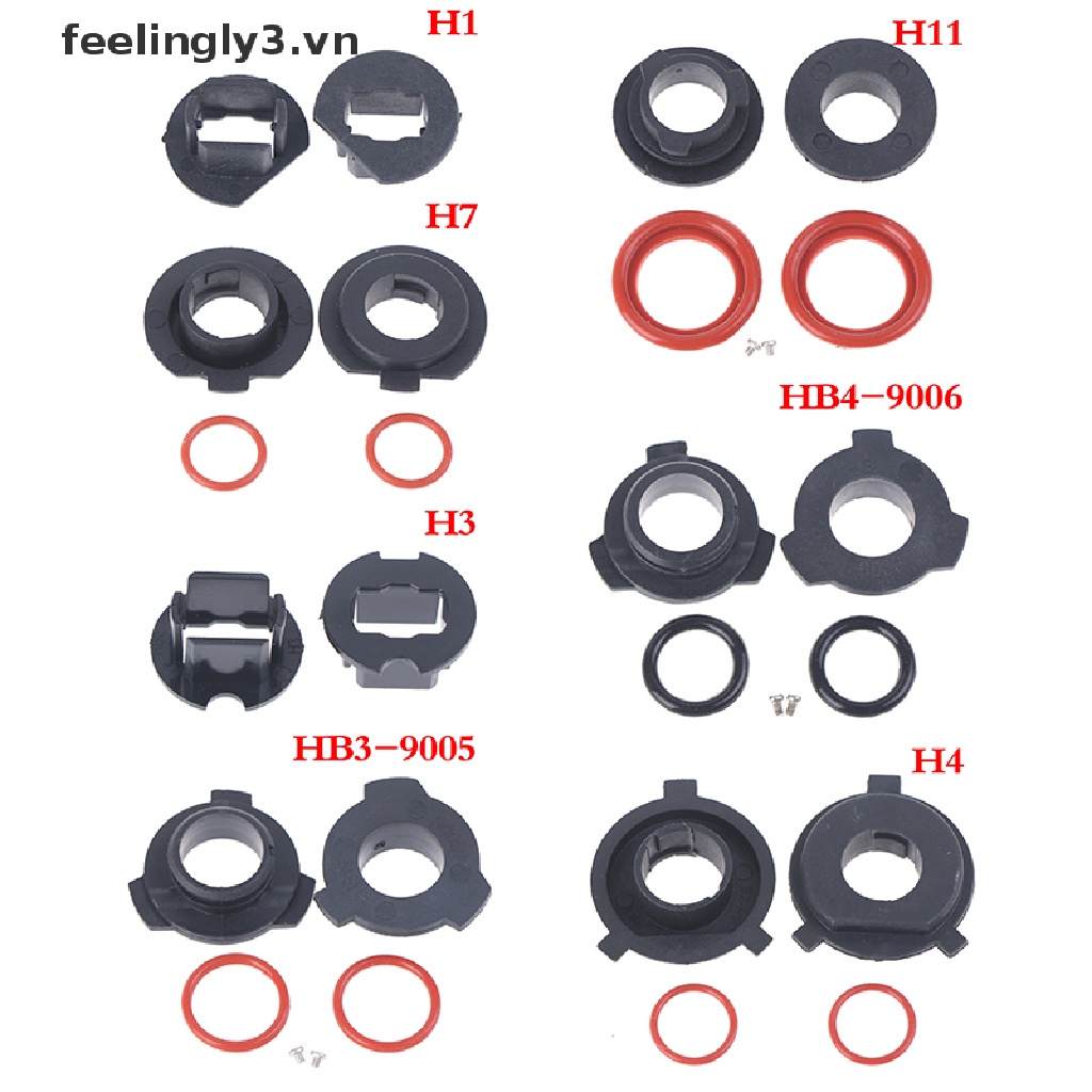 Set 2 Giá Đỡ Đèn Pha LED HB4 / HB3 / H11 / H7 / H4 / H3 / H1 Chuyên Dụng