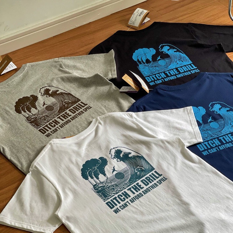 Áo Thun Cotton Ngắn Tay In Hình Patagonia Seas of Change Wave Series Cổ Điển Cho Nam Và Nữ