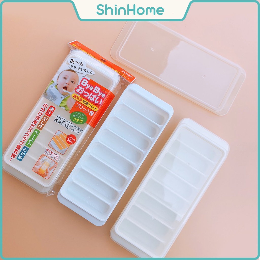 Khay trữ đông ăn dặm có nắp Kokubo - Made in Japan