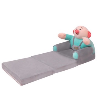 Sofa Giường - Ghế Lười Bông Hình Thú Cho Bé (3tầng) - Lợn Yếm