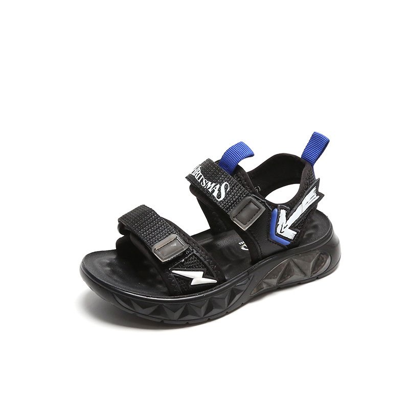 Sandal cao cấp cho bé trai, bé gái đi học khâu đế có size 26 -41 siêu bền êm chân quai dán tùy chỉnh (6606)