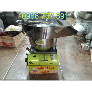 Máy làm bỏng bắp rang bơ chạy bình ga mini