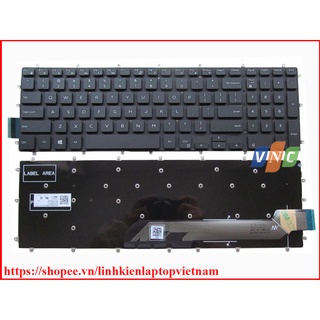 Bàn phím laptop dell 7566 , 7567 , 5565 , 5567 , 5570 , 5575 dell vostro 5568 , 7570 , 7580 latitude 3590 3500 zin new