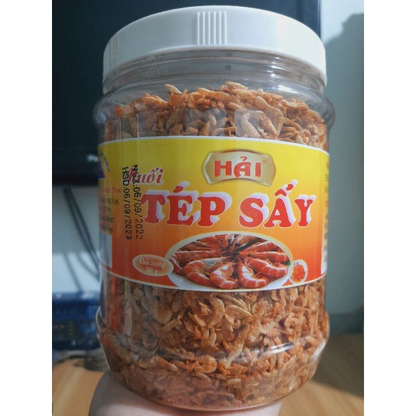 Tép sấy nguyên con, có gia vị, đặc sản Tây Ninh (muối Hải) cay ngon giòn rụm, ăn với cơm, cháo, bánh tráng...