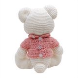 Thú bông len Bobicraft - Gấu Lizzie tinh nghịch - Đồ chơi an toàn Quà tặng bé