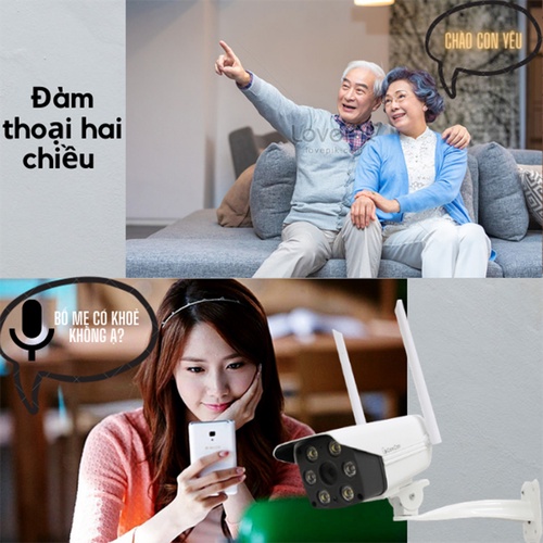 Camera không dây wifi ngoài trời siêu bền