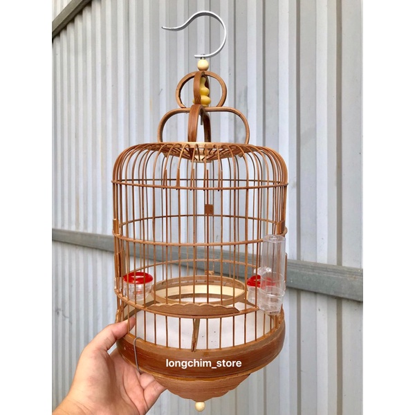 LỒNG KHUYÊN LÙN TRÚC XỬ LÝ CAO 28cm Ricky bird shop
