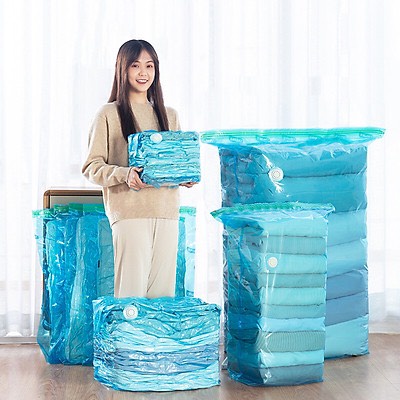 Bộ túi hút chân không Kitai đựng quần áo, chăn màn, mền gối của Nhật Bản cho gia đình, du lịch0