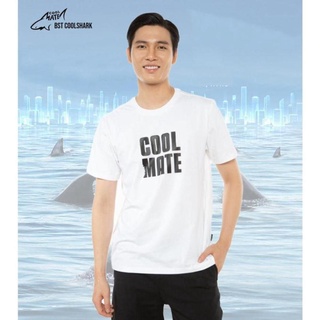 Áo phông chữ COOL MATE ⚡𝐅𝐑𝐄𝐄𝐒𝐇𝐈𝐏 ⚡Áo phông cotton chất đẹp mát, áo unisex, áo phông trắng đen