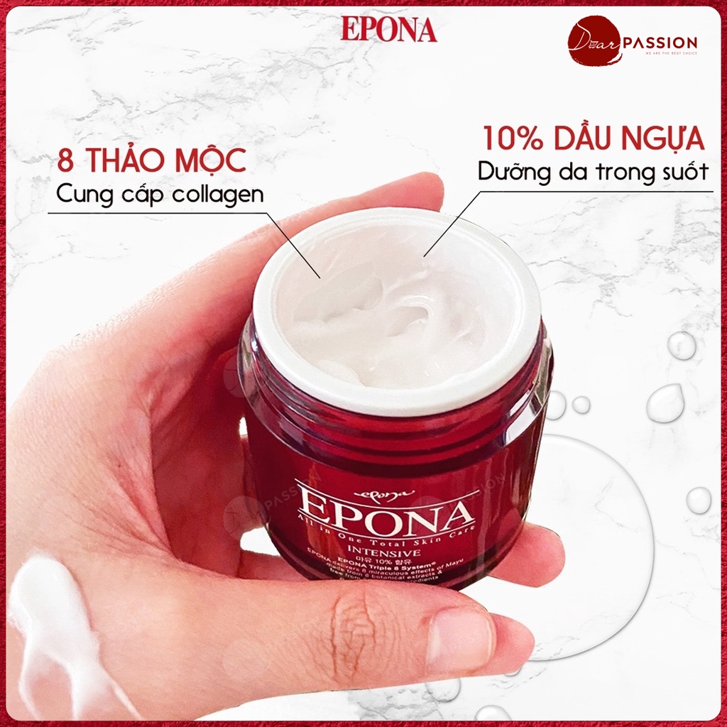Kem Dưỡng Epona Premium Salmon Cream Phục Hồi Da Hư Tổn Chiết Xuất Dầu Cá Hồi 50ml