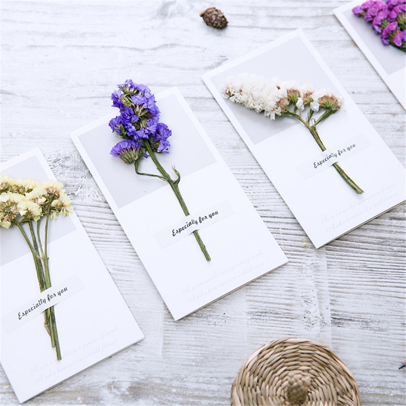 Thiệp Mời Đám Cưới Họa Tiết Hoa Khô Sáng Tạo