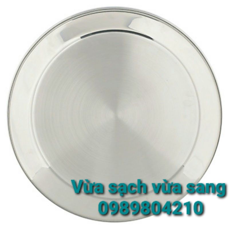 Mâm  cơm inox 304 đủ size 40 ,44,48,52,56,inox sáng bóng