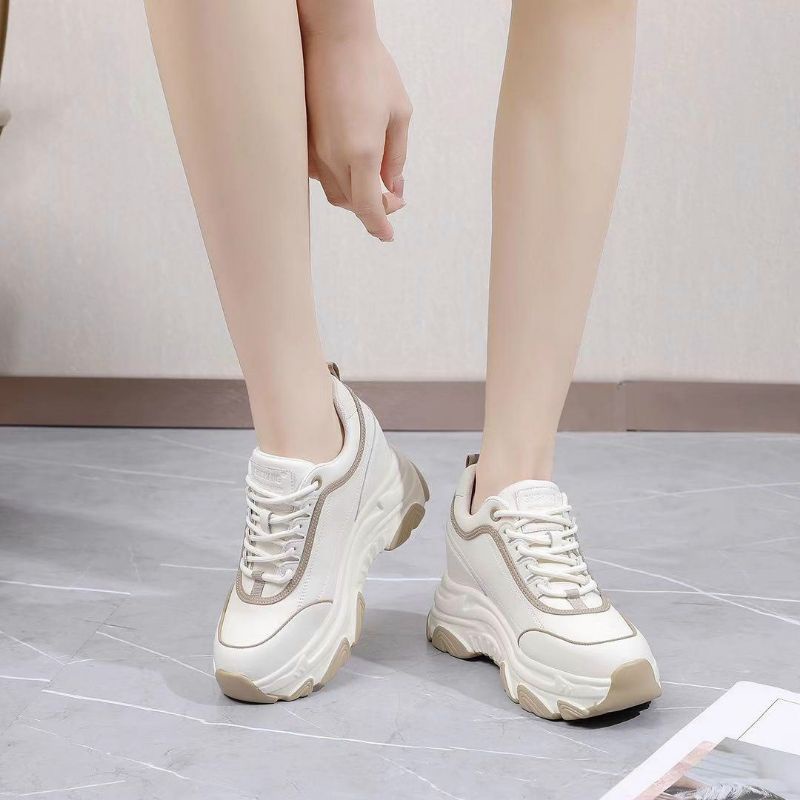 Giày Thể thao nâng đế  nữ 9p siêu nhẹ hàng QC cao cấp L1 fullbox