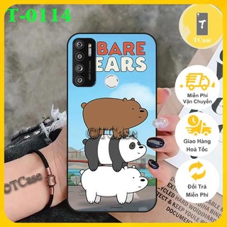 Ốp lưng Vsmart Live 4/ Star 4/ Joy 4 - TPU dẻo in hình 3 chú gấu