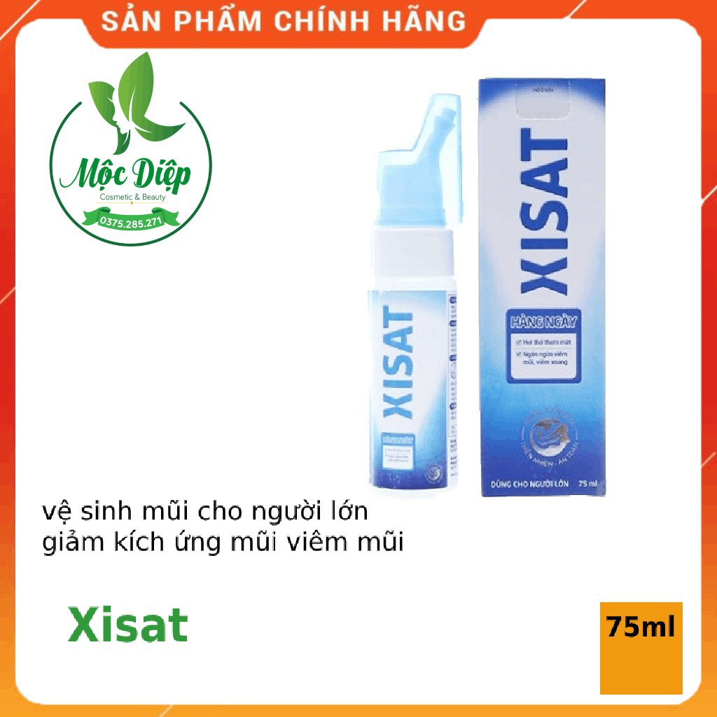 Dung dịch rửa mũi cho bé ❤️CHÍNH HÃNG Xisat Trẻ Em ❤️ giúp xịt sạch, thông mũi ngăn ngừa sổ mũi, nghẹt mũi, viêm mũi