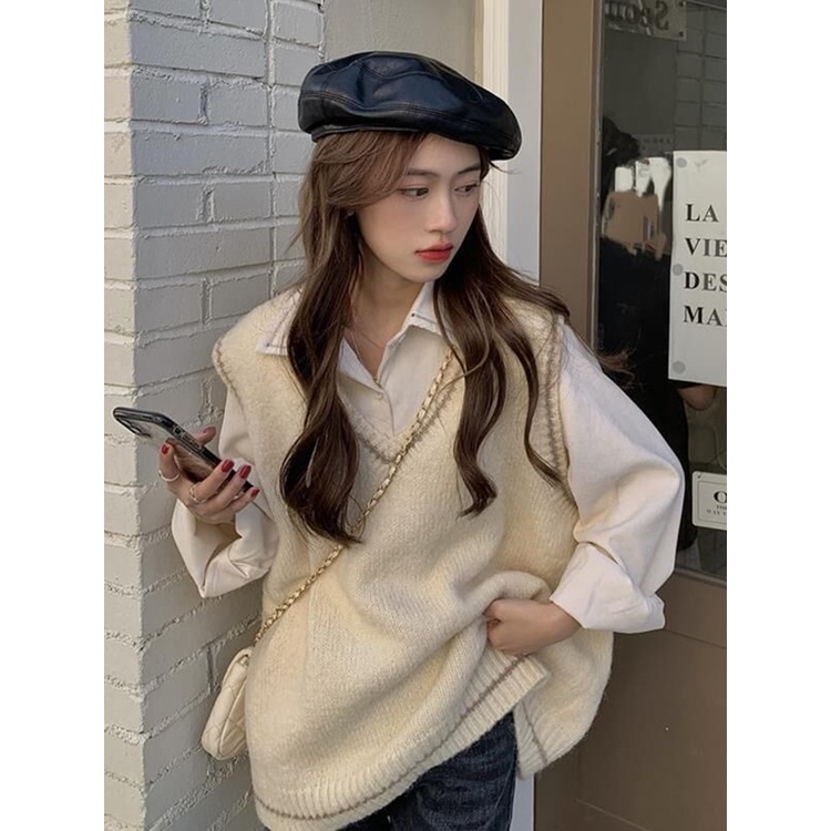 [ORDER] Áo gile trơn phong cách Hàn Quốc mùa thu đông 2021 (có ảnh thật ở cuối)