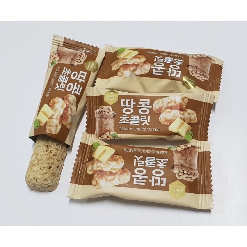 JINNY-J (HÀNG THẬT) Bánh Yến Mạch Socola Đậu Phộng Combo 2 túi / 250g (có thể mix theo yêu cầu)