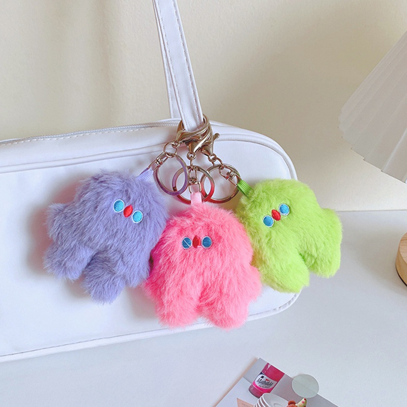 Móc Khóa Búp Bê Nhồi Bông Nhiều Màu Dễ Thương