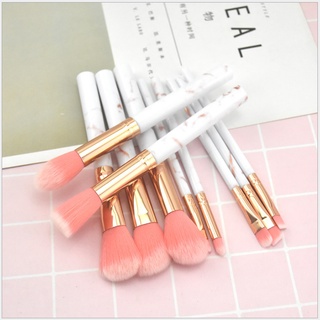 Set 10 chổi cọ trang điểm chuyên nghiệp cao cấp phủ phấn, tán phấn, đánh phấn nền mắt - má cao cấp