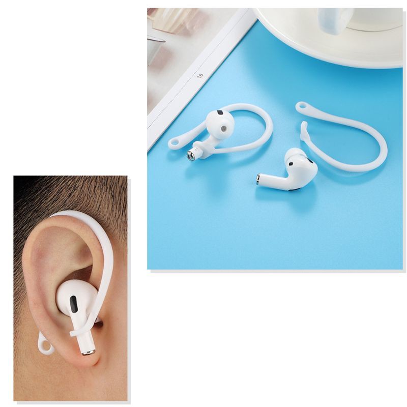 2 Móc silicon chống thất lạc tiện lợi thích hợp cho tai nghe Airpods