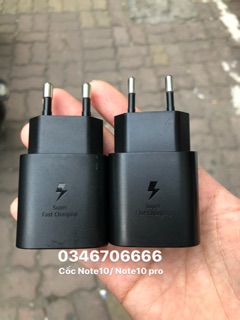 Cốc sạc 25W zin Samsung Note 10/ Note10 Pro