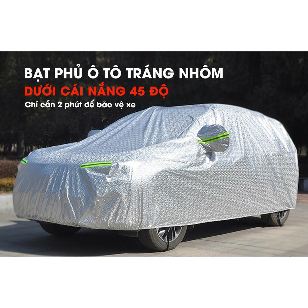 Bạt phủ xe oto, xe hơi loại xịn 3 lớp