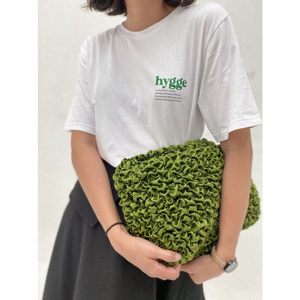 Áo thun in trắng đen cotton  Hygge