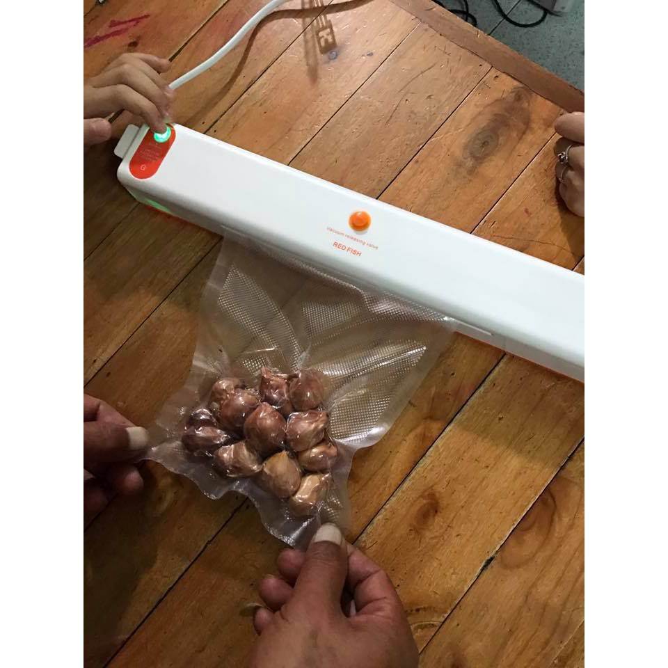 [Hàng Nội Địa] Máy hút chân không Fresh Pack Pro, máy hút chân không kiêm hàn miệng túi thực phẩm cao cấp - BH 12 tháng