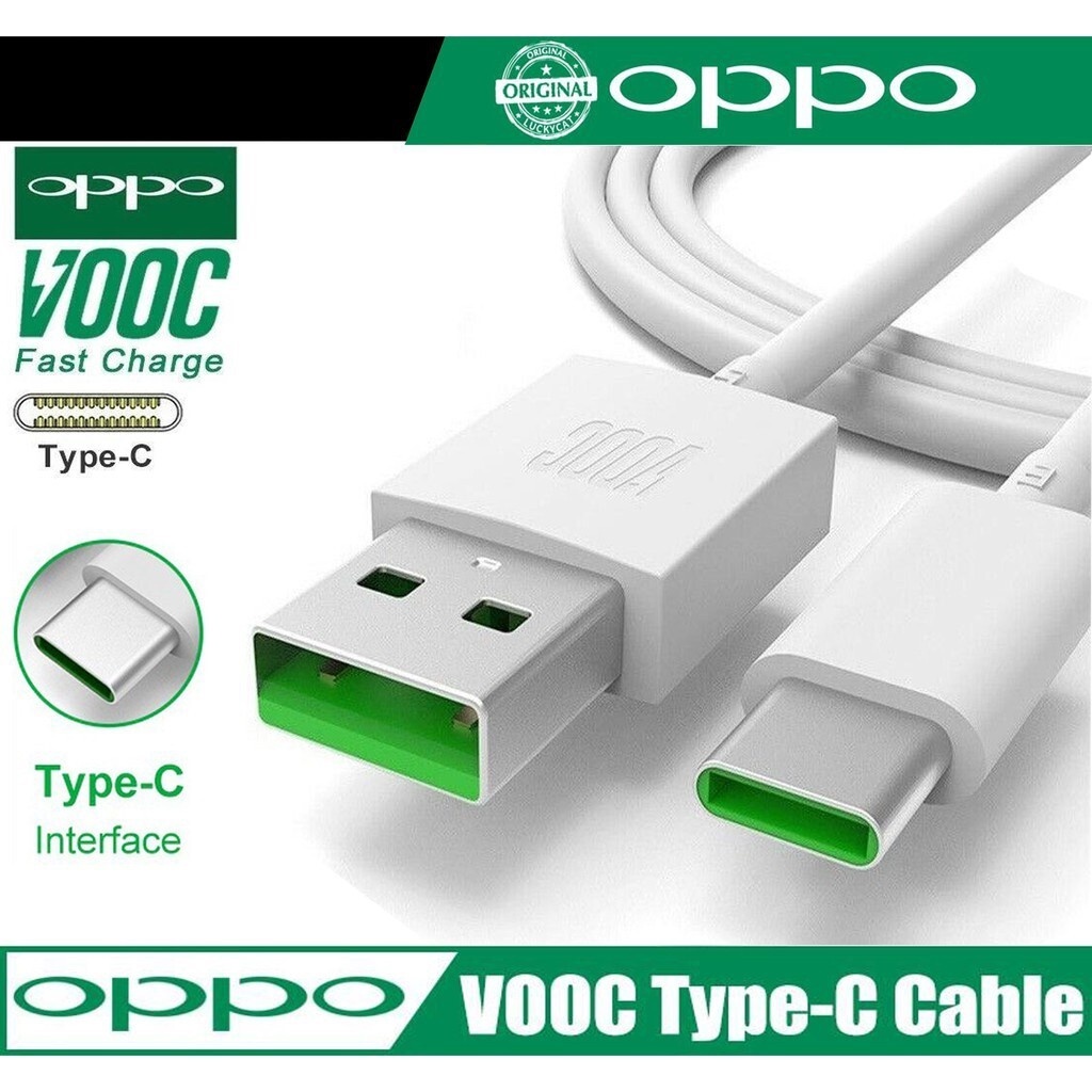 Dây cáp sạc nhanh Oppo Vooc 4A có 2 loại Micro USB và Type C hỗ trợ sạc nhanh các dòng điện thoại F9 F11 Reno...