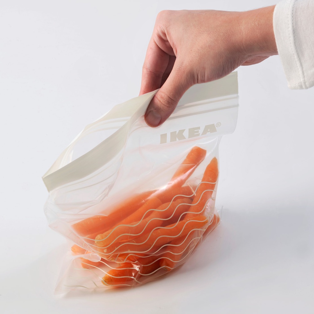 Hộp 50 túi zip lock Ikea  2.5L và 1..2L