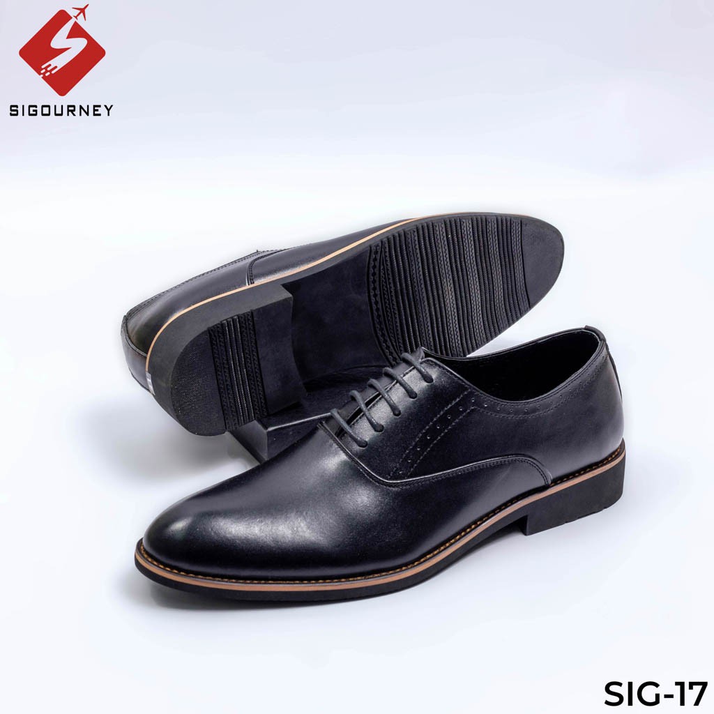 Giày Oxford nam cao cấp từ da bò nhập khẩu cực kì sang trọng SIGOURNEY SIG-17
