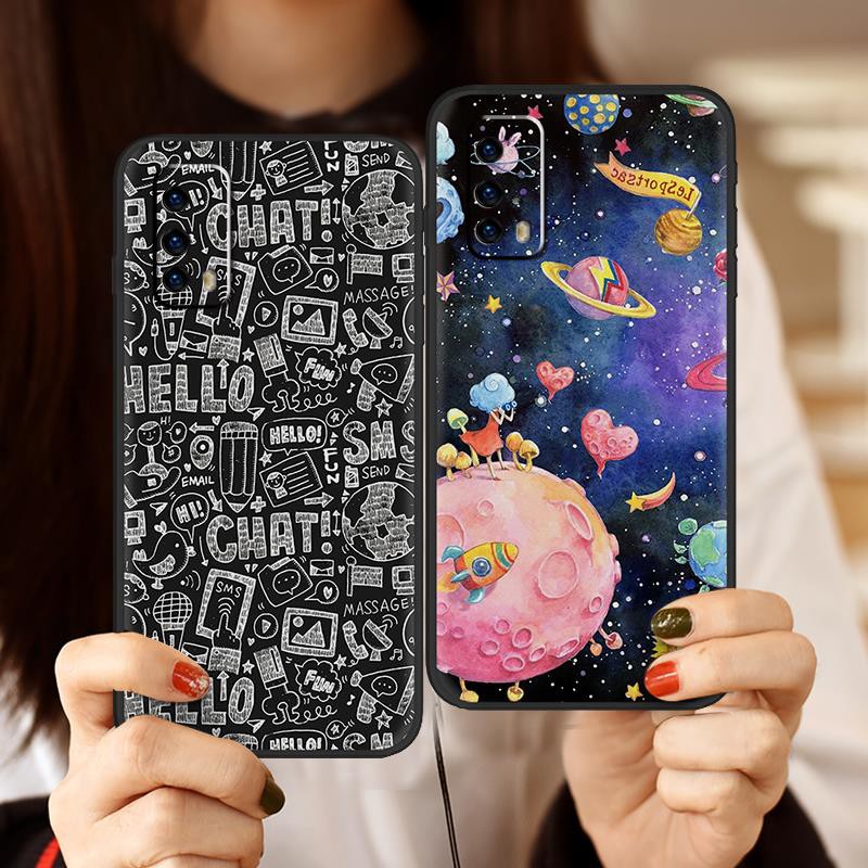 Anti-knock Fashion Design Phone Case For VIVO IQOO Z1X 5G Soft Case Durable Cartoon TPU Silicone Full wrap