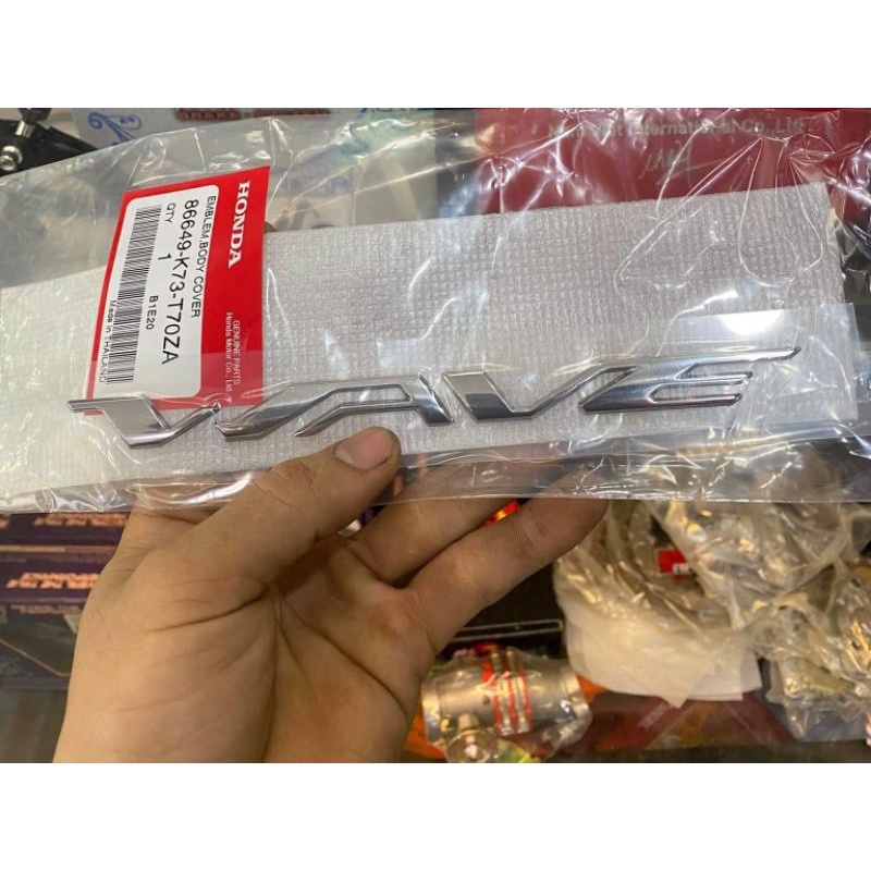 Tem chữ Wave nổi -Wave 125i Thailand