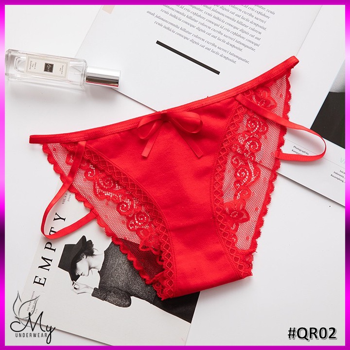 quần lót nữ [ FREE SHIP 50K ]quần chíp nữ đồ lót ren quai 2 dây gợi cảm sexy - QR02 | BigBuy360 - bigbuy360.vn