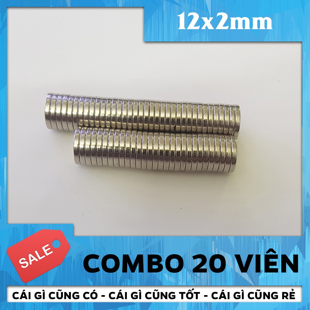 [Xả Kho] Combo 500 Viên Nam Châm Tròn Vĩnh Cửu 12*2mm