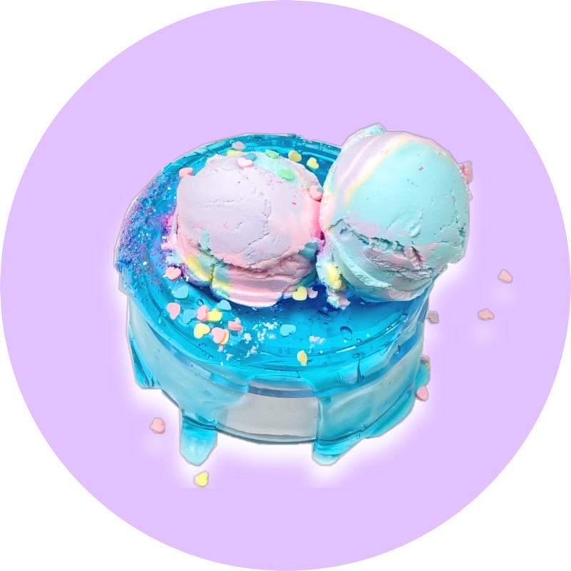 SLIME KEM Sắc màu KÌ LÂN BIỂN KIKIWAKA ~  Kikiwaka Ice-cream DIY slime bơ tự trộn màu sắc như kem thật siêu đẹp