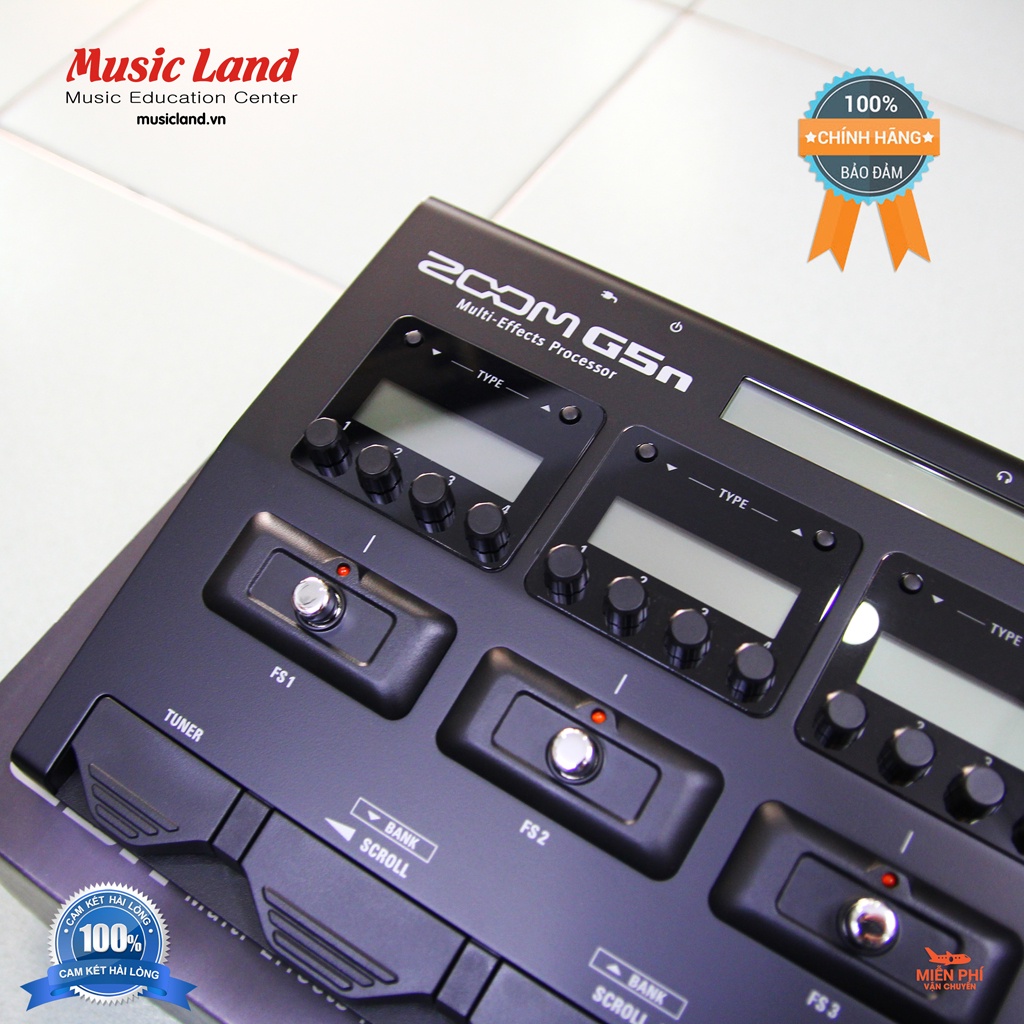 Phơ Đàn Guitar Điện Zoom G5n – Chính Hãng