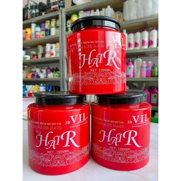 HẤP DẦU, DẦU XẢ TÓC VIL HAIR 3D